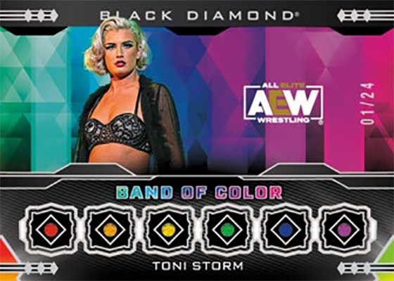 2024 Upper Deck Black Diamond AEW Band of Color Toni Storm