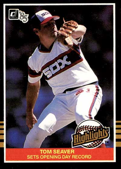1985 Donruss Highlights Baseball 1 Tom Seaver