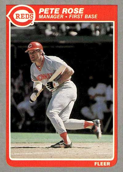 1985 Fleer Baseball Pete Rose