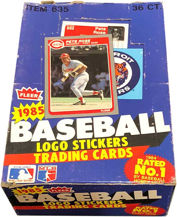 1985 Fleer Baseball Box