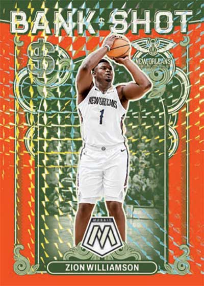 2023-24 Panini Mosaic Basketball Bank Shot Zion Williamson