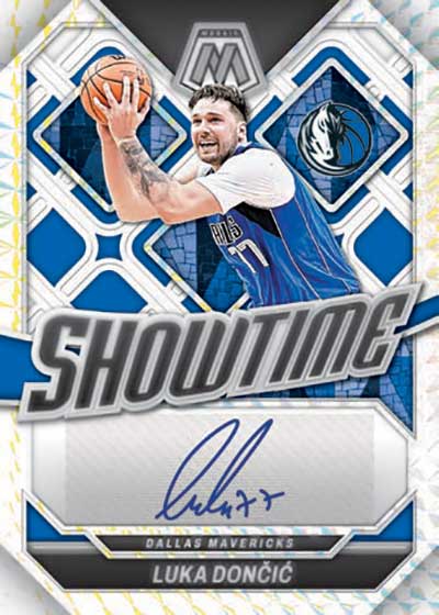 2023-24 Panini Mosaic Basketball Showtime Signatures Luka Doncic