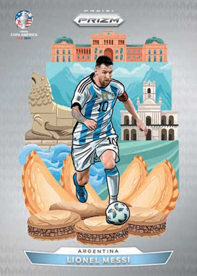 2023-24 Panini Prizm Copa America National Landmarks Lionel Messi