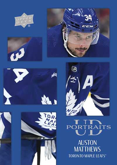 2024-25 Upper Deck Series 1 Hockey UD Portraits Auston Matthews