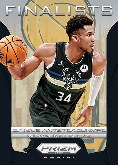 2023-24 Panini Prizm Deca Basketball Finalists Black Giannis Antetokounmpo