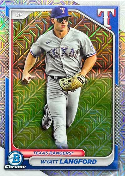 2024 Bowman Mega Box Baseball Variations Wyatt Langford