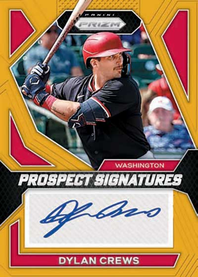 2024 Panini Prizm Baseball Prospect Signaturs Gold Dylan Crews