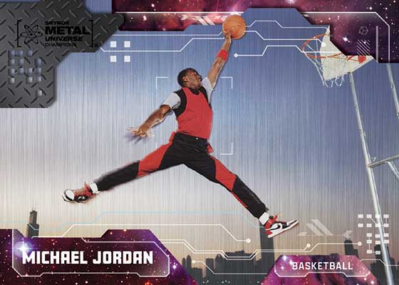 2024 SkyBox Metal Universe Champions Jumpman MJ Michael Jordan