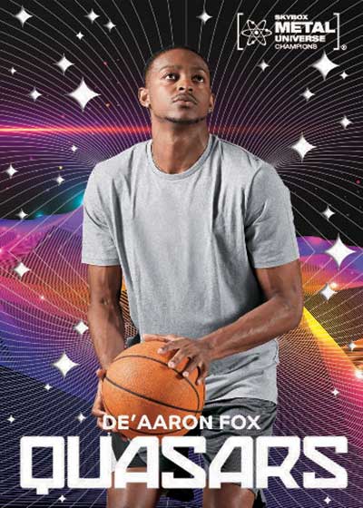 2024 SkyBox Metal Universe Quasars De'Aaron Fox