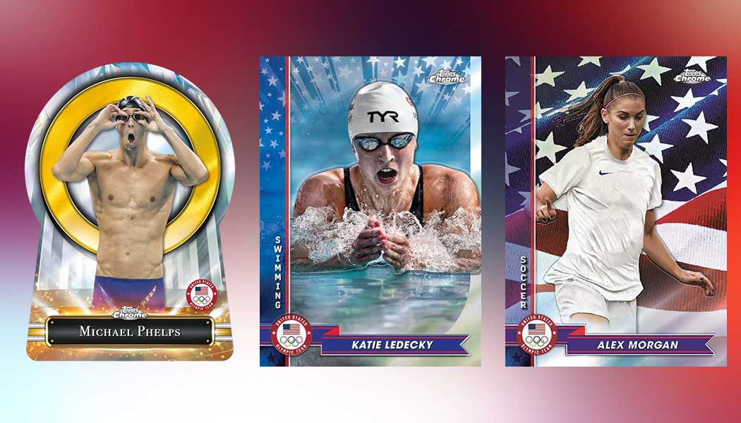 2024 Topps Chrome US Olympic Checklist, Box Info, Details