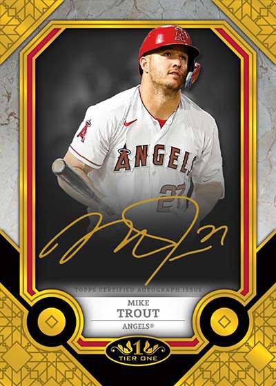 2022 Topps Tier popular 1 Auto 48/125