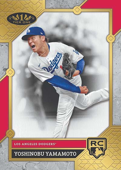 2024 Topps Tier One Baseball Red Yoshinobu Yamamoto