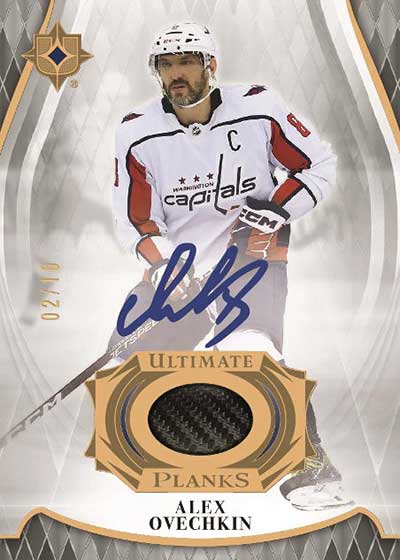 2023-24 Upper Deck Ultimate Collection Hockey Ultimate Planks Autographs Alex Ovechkin