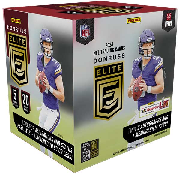 2024 Donruss Elite Football Checklist, Hobby Box Info, Details