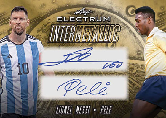 2024 Leaf Electrum Intermetallic Lionel Messi Pele