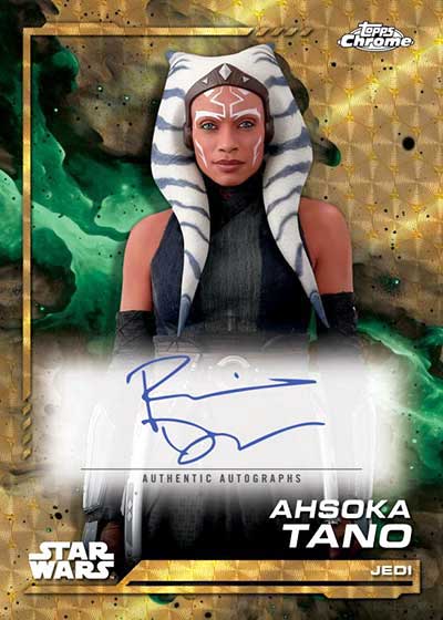 2024 Topps Chrome Star Wars Autographes Superfractors Rosario Dawson