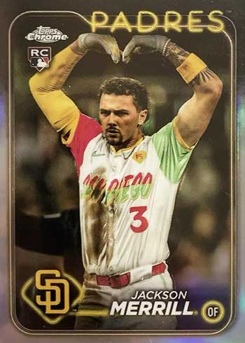 2024 Topps Chrome Baseball Variations Jackson Merrill