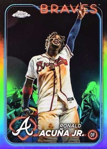 2024 Topps Chrome Baseball Variations Ronald Acuna Jr