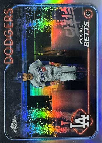 2024 Topps Chrome Baseball Variations Mookie Betts