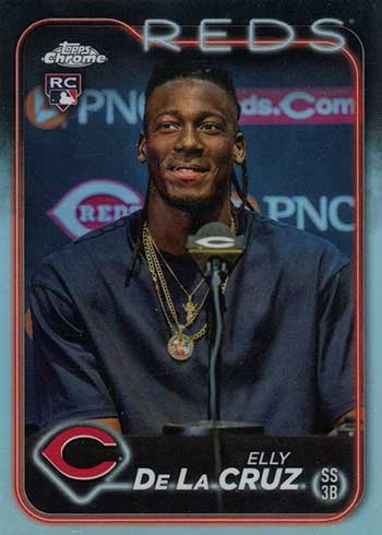 2024 Topps Chrome Baseball Variations Elly De La Cruz