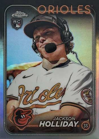 2024 Topps Chrome Baseball Variations Jackson Holliday