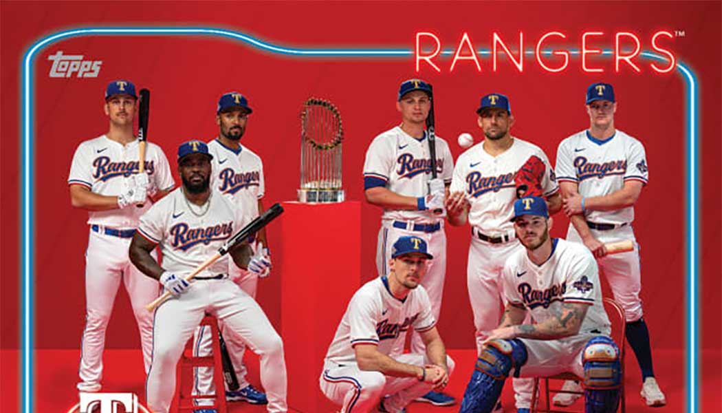 Special 2024 Topps Card for Texas Rangers Theme Night