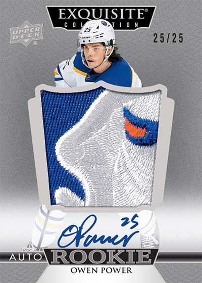 2022-23 Upper Deck The Cup Hockey Exquisite Rookie Patch Autographs Owen Power