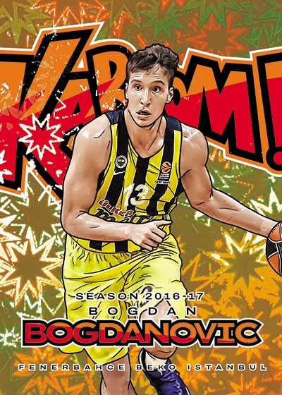 2023-24 Panini Crown Royale EuroLeague Basketball Kaboom Gold Bogdan Bogdanovic