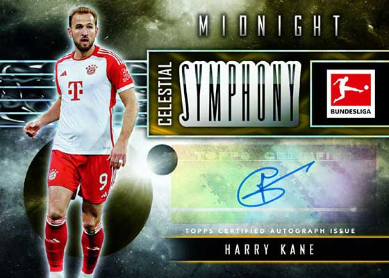 2023-24 Topps Midnight Bundesliga Celestial Symphony Harry Kane
