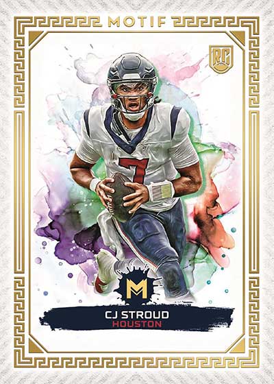 2023 Topps Motif Football Quin Gold CJ Stroud