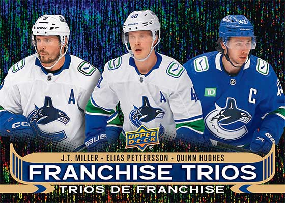 2023-24 Upper Deck Tim Hortons Hockey Franchise Trios