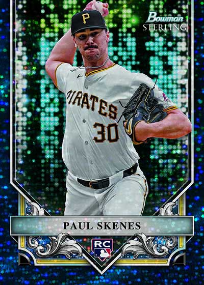 2024 Bowman Sterling Baseball Blue Paul Skenes