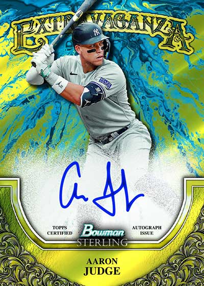 2024 Bowman Sterling Baseball Extravaganza Autographs Aaron Judge