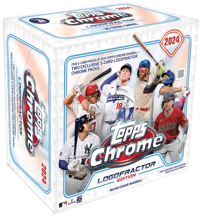 2024 Topps Chrome Logofractor Baseball Checklist, Box Info