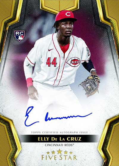 2024 Topps Five Star Baseball Elly De La Cruz Autograph