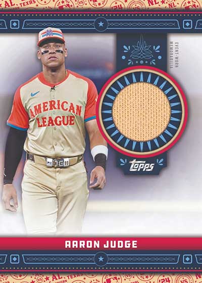 2024 Topps Update Series Baseball All-Star Stitches Aaron Judge