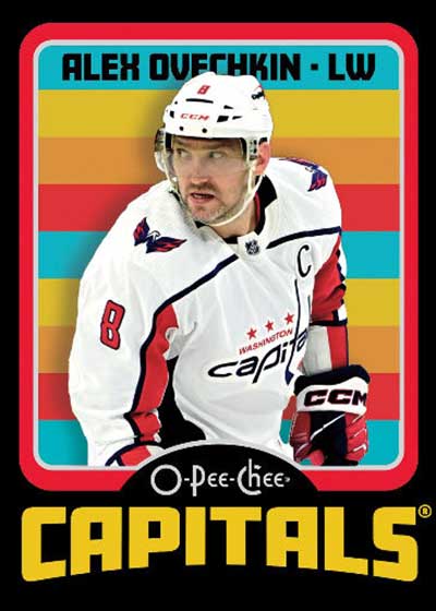 2024-25 O-Pee-Chee Hockey Retro Black Border Alex Ovechkin