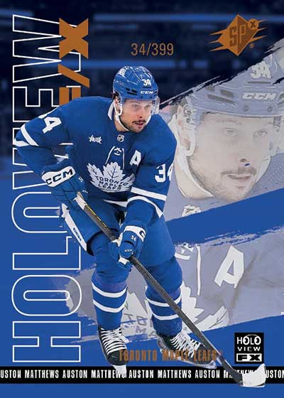 2024-25 SPx Hockey Holoview FX Auston Matthews