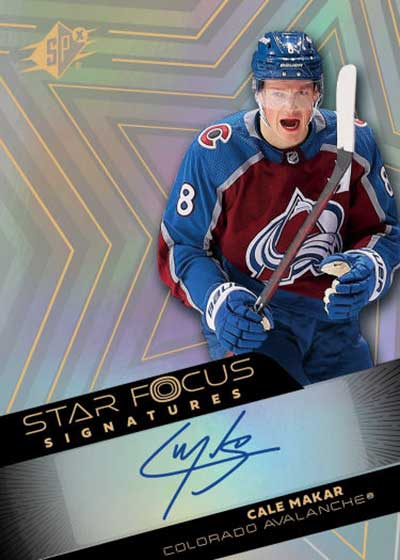 2024-25 SPx Hockey Star Focus Signatures Cale Makar