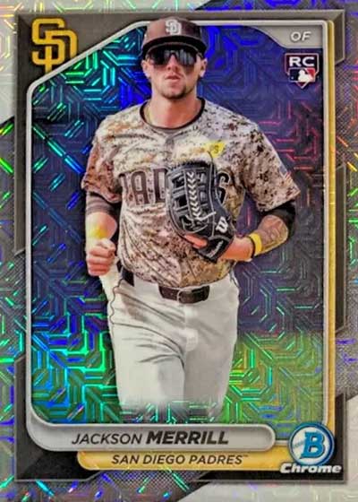 2024 Bowman Chrome Mega Box Baseball Variations Jackson Merrill