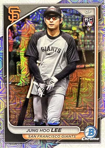 2024 Bowman Chrome Mega Box Baseball Variations Jung Hoo Lee