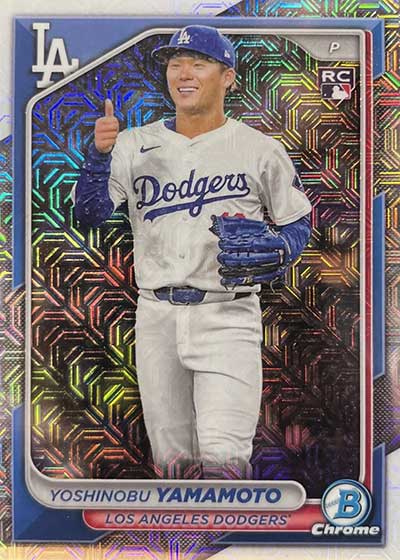 2024 Bowman Chrome Mega Box Baseball Variations Yoshinobu Yamamoto