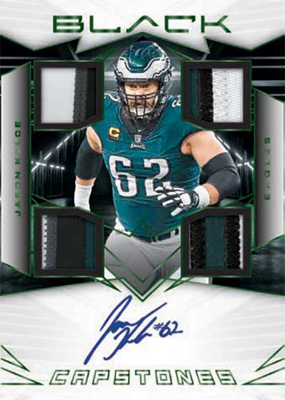 2024 Panini Black Football Capstones Jason Kelce