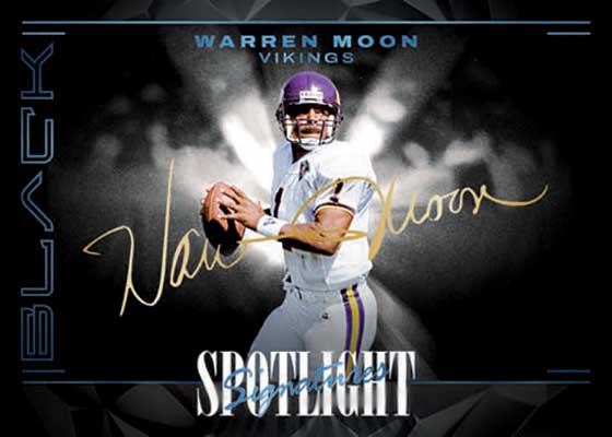 2024 Panini Black Football Spotlight Signatures Warren Moon