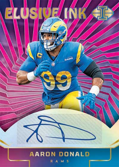 2024 Panini Illusions Football Elusive Ink Aaron Donald