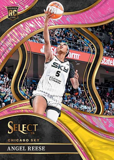 2024 Panini Select WNBA Basketball Pink Shimmer Angel Reese