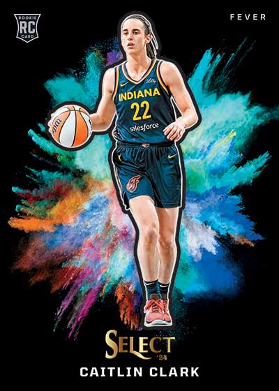 2024 Panini Select WNBA Basketball Black Color Blast Caitlin Clark