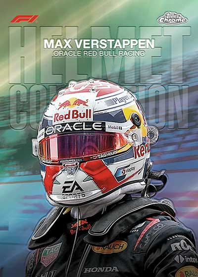 2024 Topps Chrome Formula 1 Helmet Collection Max Verstappen