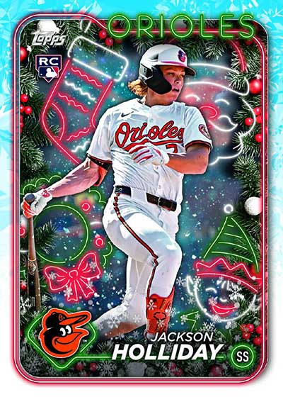 2024 Topps Holiday Baseball Jackson Holliday