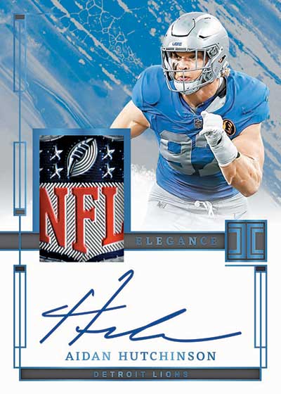 2024 Panini Impeccable Football Elegance Veteran Patch Autographs Platinum Aidan Hutchinson